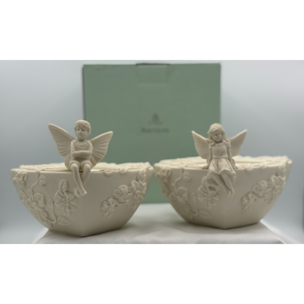 Partylite P7480 Enchantment Duo Fairy Candle Holders Set of 2 - NEW Open Box